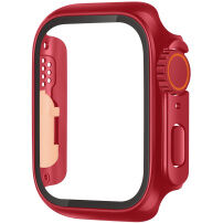 Púzdro v štýle Watch Ultra s tvrdeným sklom pre Apple Watch 40mm - červené