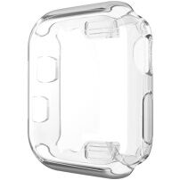 Puzdro z mäkkého plastu s ochranou displeja pre Apple Watch 42mm - číre