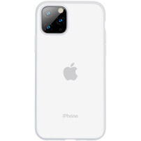 Baseus silikónový transparentný kryt pre iPhone 11 Pro Max – biely