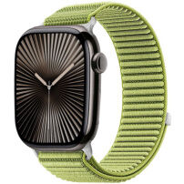 xDfind nylonový remienok so zapínaním na suchý zips pre Apple Watch 42mm / 41mm / 40mm / 38mm - zelený