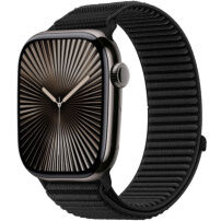 xDfind nylonový remienok so zapínaním na suchý zips pre Apple Watch 42mm / 41mm / 40mm / 38mm - čierny