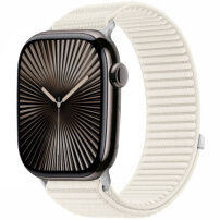 xDfind nylonový remienok so zapínaním na suchý zips pre Apple Watch 42mm / 41mm / 40mm / 38mm - béžový
