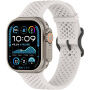 xDfind dierovaný silikónový remienok pre Apple Watch Ultra 49mm / 46mm / 45mm / 44mm / 42mm - béžový