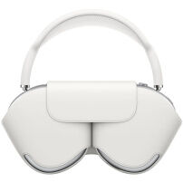 XDcase ochranný obal z PU kože pre AirPods Max 1 / 2 - biely