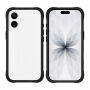 Ochranný silikónový rámček pre iPhone 17 - čierny