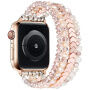 xDfind korálkový remienok pre Apple Watch 42mm / 41mm / 40mm / 38mm - ružovozlatý