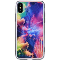 DEVIA kryt pre iPhone X – farebnej vlny