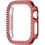 xDfind metalické púzdro posiate kamienkami pre Apple Watch 46mm - červené