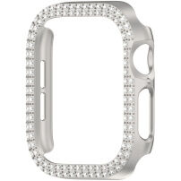 xDfind matné púzdro posiate kamienkami pre Apple Watch 44mm - starlight