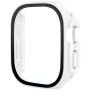 xDfind matné púzdro s tvrdeným sklom pre Apple Watch Ultra 49mm - biele