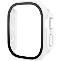 xDfind matné púzdro s tvrdeným sklom pre Apple Watch Ultra 49mm - biele