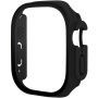 xDfind matné púzdro s tvrdeným sklom pre Apple Watch Ultra 49mm - čierne