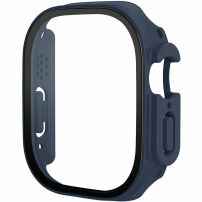 xDfind matné púzdro s tvrdeným sklom pre Apple Watch Ultra 49mm - tmavomodré