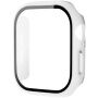 xDfind matné púzdro s tvrdeným sklom pre Apple Watch 46mm - biele
