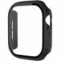 xDfind matné púzdro s tvrdeným sklom pre Apple Watch 46mm - čierne