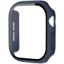 xDfind matné púzdro s tvrdeným sklom pre Apple Watch 46mm - tmavo modré