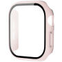 xDfind matné púzdro s tvrdeným sklom pre Apple Watch 46mm - ružové
