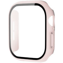 xDfind matné púzdro s tvrdeným sklom pre Apple Watch 46mm - ružové