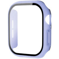 xDfind matné púzdro s tvrdeným sklom pre Apple Watch 46mm - fialové