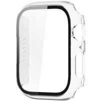 xDfind lesklé púzdro s tvrdeným sklom pre Apple Watch 41mm - číre