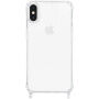 Transparentný kryt s úchytmi na šnúrku pre iPhone XS Max - číry