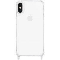 Transparentný kryt s úchytmi na šnúrku pre iPhone XS Max - číry