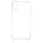 Transparentný kryt s úchytmi na šnúrku pre iPhone XS Max - číry