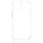 Transparentný kryt s úchytmi pre šnúrku pre iPhone 13 mini - číry