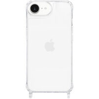Transparentný kryt s úchytmi na šnúrku pre iPhone 16e / 17e - číry