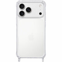 Transparentný kryt s úchytmi na šnúrku pre iPhone 17 Pro - číry