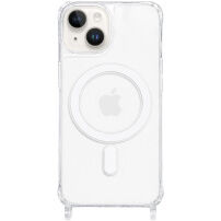 Transparentný kryt s úchytmi pre šnúrku a MagSafe pre iPhone 13 mini - číry