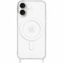 Transparentný kryt s úchytmi na šnúrku a MagSafe pre iPhone 16 Plus - číry