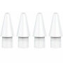 AhaStyle náhradné hroty pre Apple Pencil 1 / 2 / USB-C / Pro - 4 ks - biele