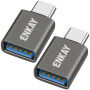 ENKAY ENK-AT134 nabíjacia a dátová redukcia - USB-A na USB-C - 2 ks - sivá