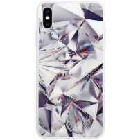 Diamantový kryt pre iPhone XS Max – biely