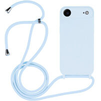 Silikónový kryt so šnúrkou pre iPhone Air - modrý