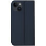 DUX DUCIS flipové puzdro pre iPhone 14 Plus - tmavomodré