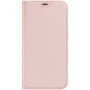 Dux Ducis flipové puzdro so stojančekom pre iPhone 11 – ružovo-zlaté