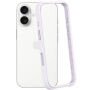 Ochranný silikónový rámček pre iPhone 16 - svetlofialový