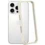 Ochranný silikónový rámček pre iPhone 16 Pro Max - béžový