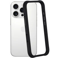 Ochranný silikónový rámček pre iPhone 16 Pro Max - čierny