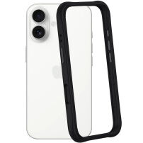 Ochranný silikónový rámček pre iPhone 17 - čierny