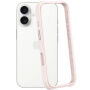 Ochranný silikónový rámček pre iPhone 17 - ružový
