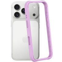Ochranný silikónový rámček pre iPhone 17 Pro - fialový