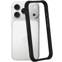 Ochranný silikónový rámček pre iPhone 17 Pro Max - čierny