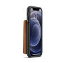 DG.Ming 2v1 kryt s odnímateľnou magnetickou peňaženkou pre iPhone 11 - hnedý
