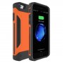 Odolný ochranný kryt s externou batériou 4000 mAh pre iPhone 6/6S/7/8 – oranžový