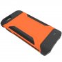 Odolný ochranný kryt s externou batériou 4000 mAh pre iPhone 6/6S/7/8 – oranžový