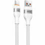 WEKOME WDC-C31 opletaný nabíjací a dátový kábel - USB-A na USB-C - 1,2 m - biely