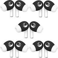 Ochranné návleky na slúchadlá pre AirPods Pro 3 - 5 ks - čierne